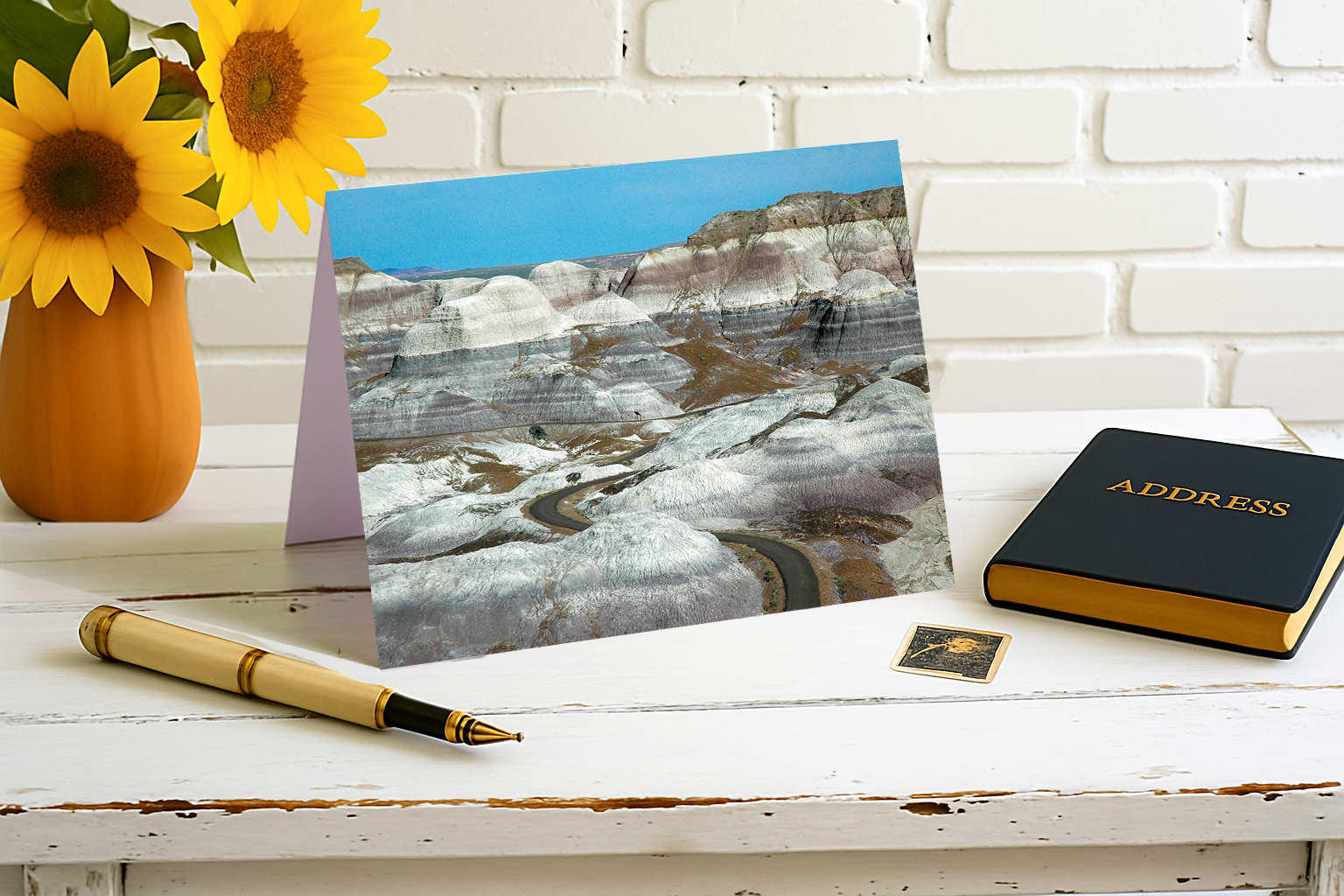 White & Winding Road in Death Valley – Southwest Solitude Collection