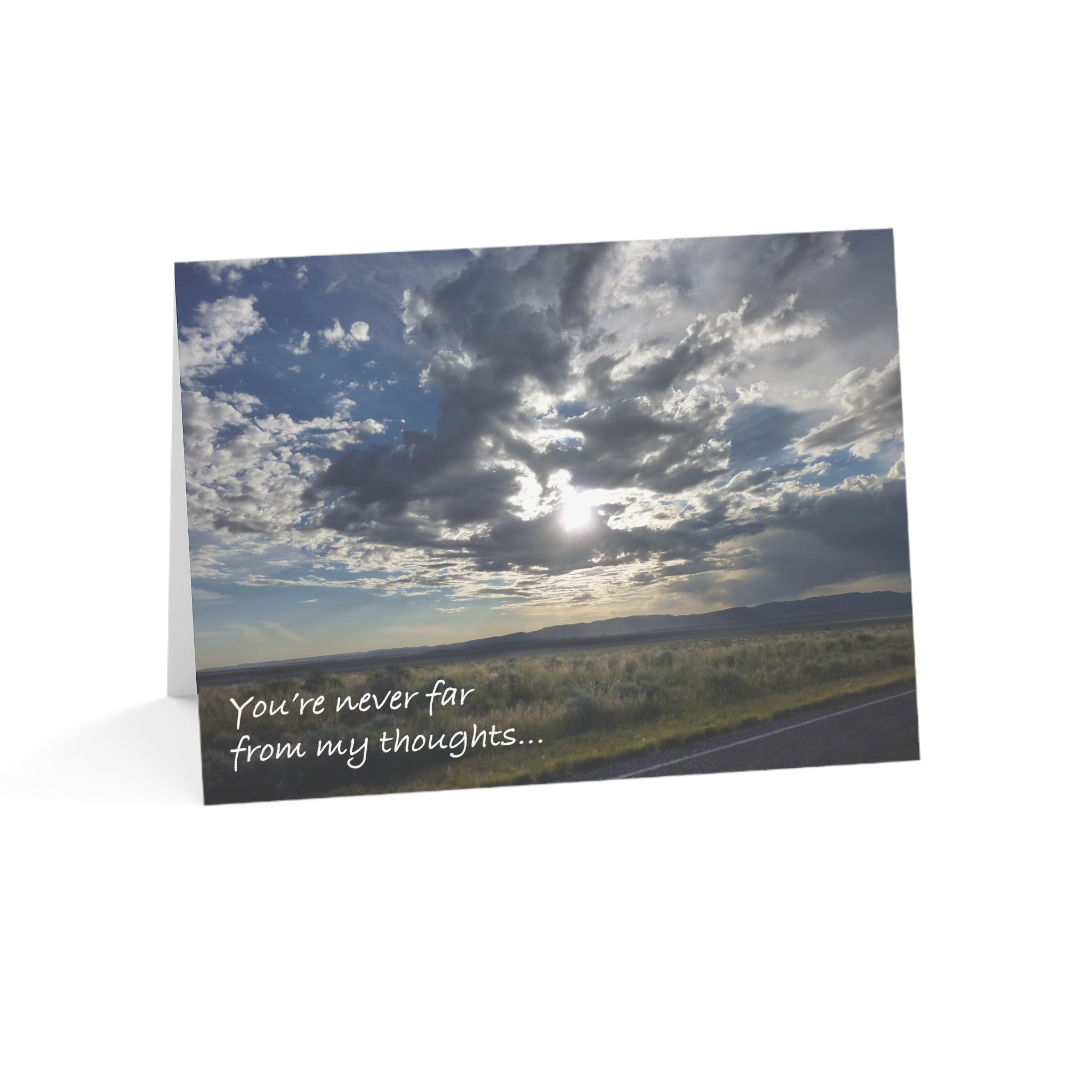 You're Never Far From My Thoughts– Thinking of You Card