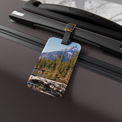 "Off to the Mountains!" – Luggage Tag