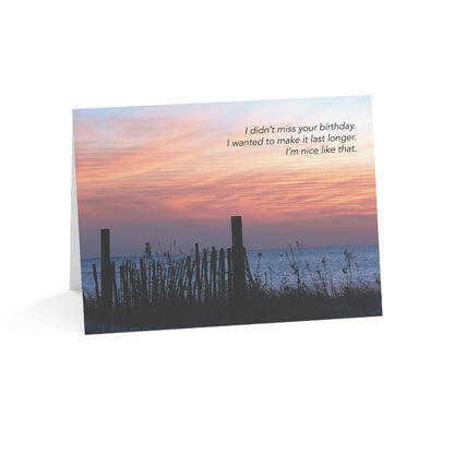 Belated But Beautiful –  Birthday Card, Birthdays & Milestones