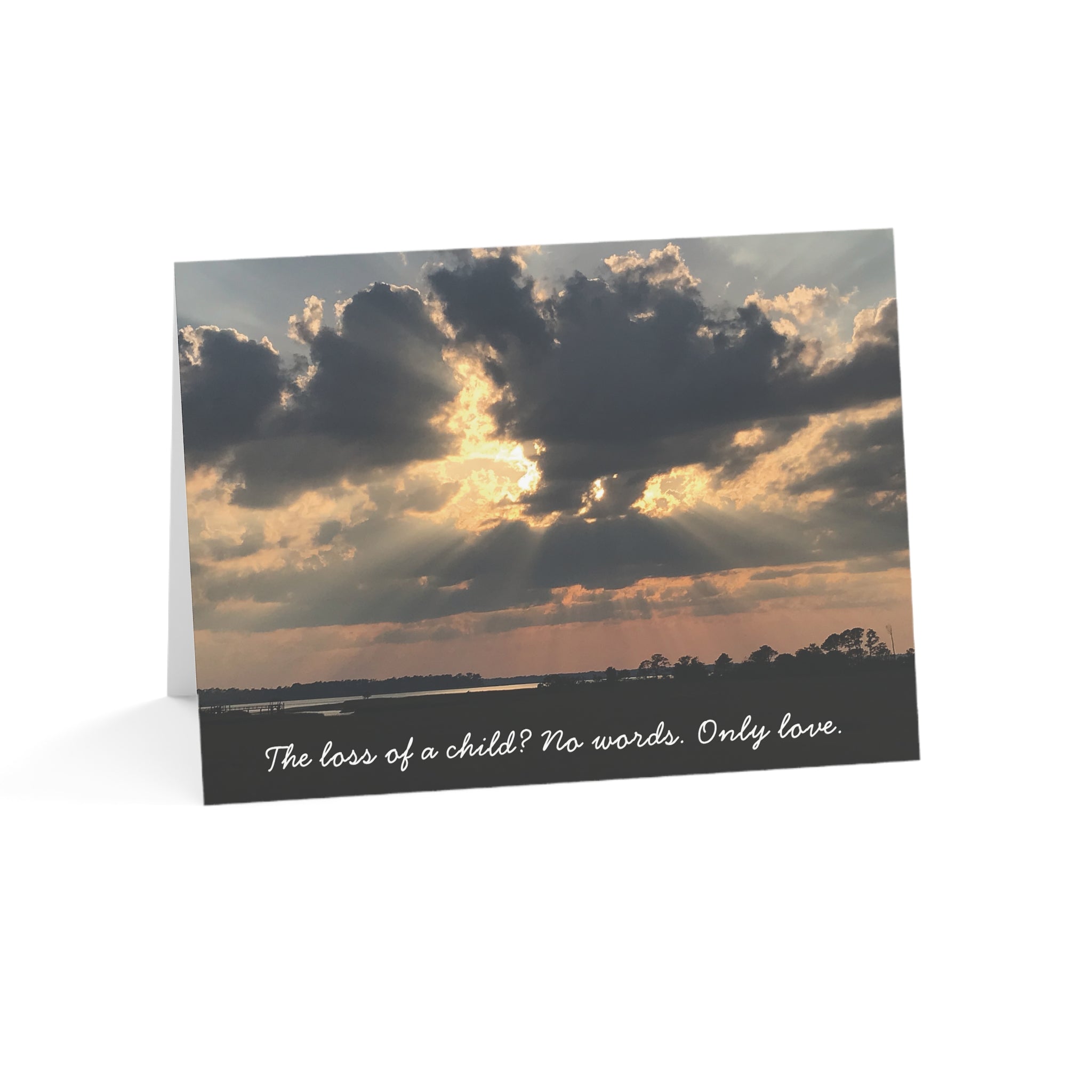 When Words Aren't Enough - Loss of Child, Sympathy Card, Simply Sorry