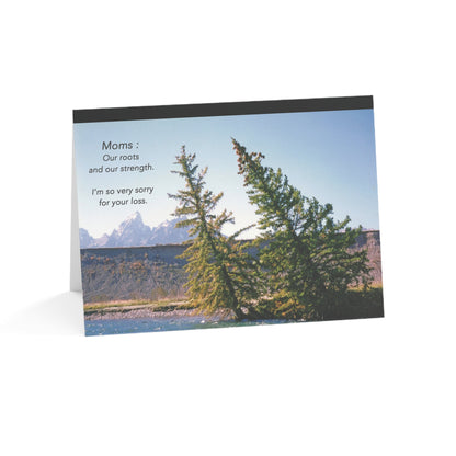 Strong Roots - Sympathy Card, Loss of Mother, Simply Sorry