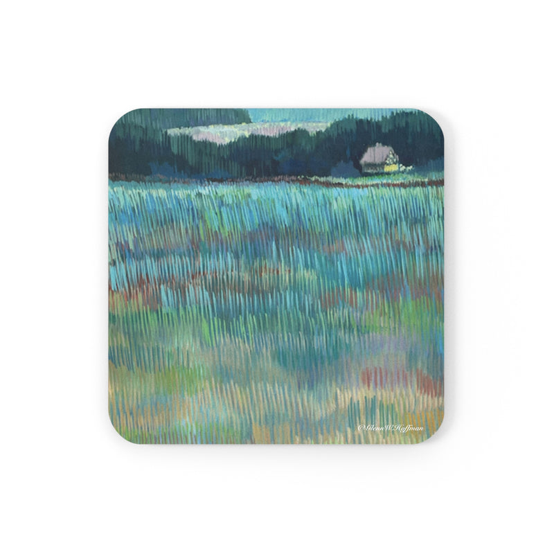 Country Cottage - Drink Coaster, Strokes of Genius Collection
