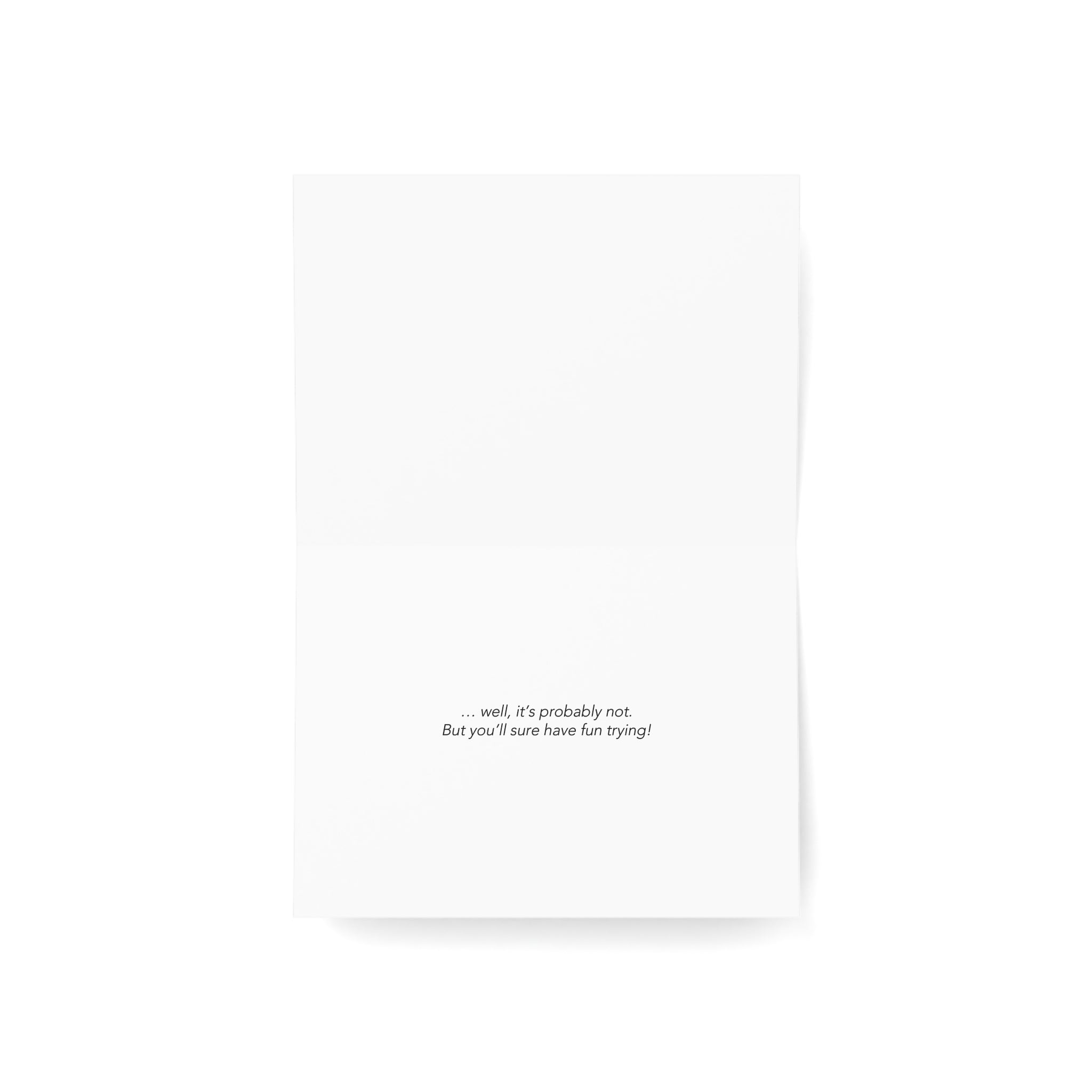 Happy Tipsy Holidays  – "The Holidays Are Hard" Holiday Card