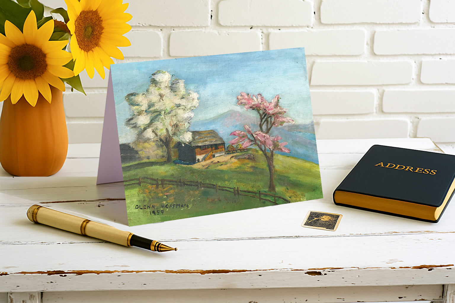 Cherry Blossom Masterpiece Painted by a Child – Strokes of Genius Artwork Collection
