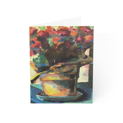 A Lovely Pot of Red Flowers – Strokes of Genius Artwork Collection