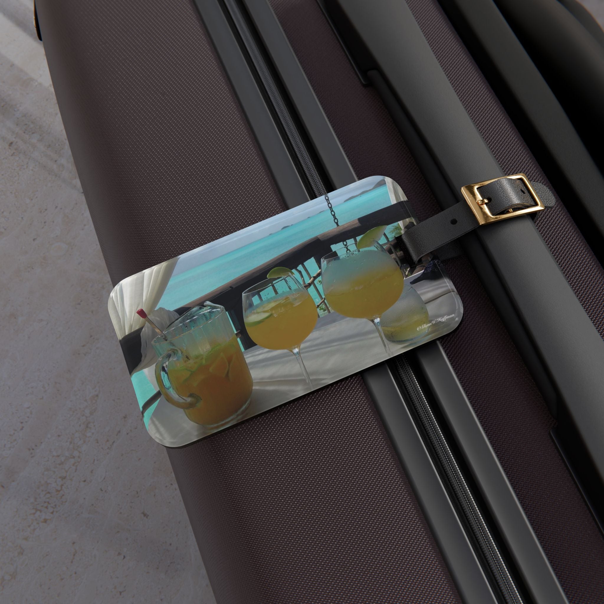 "Off to the Boat Drinks!" - Luggage Tag