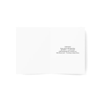 Part of the Conversation Forever - Sympathy Card, Loss of Husband