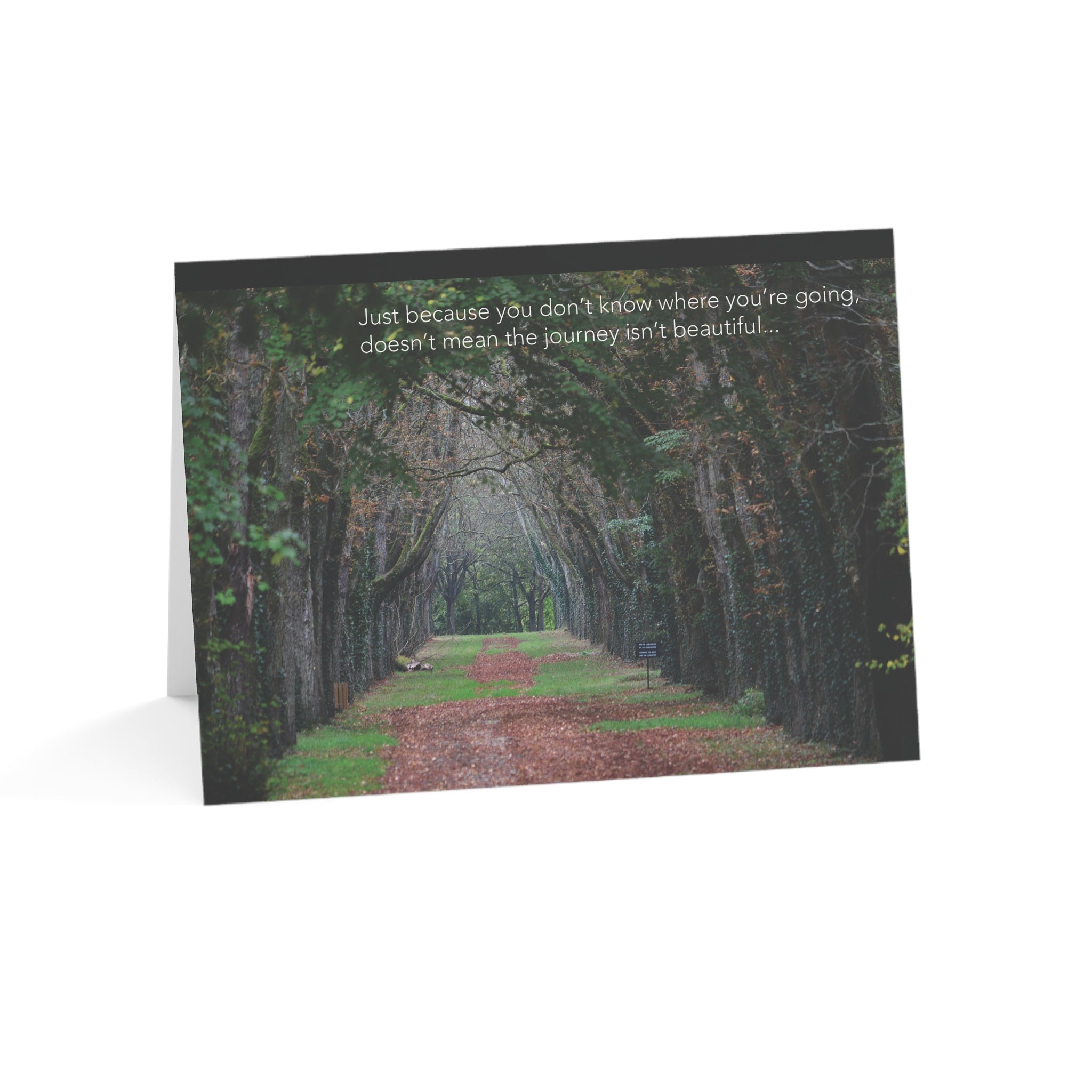 A Lonely Path Beckons – Empathy, Support Card, Find Joy in the Journey