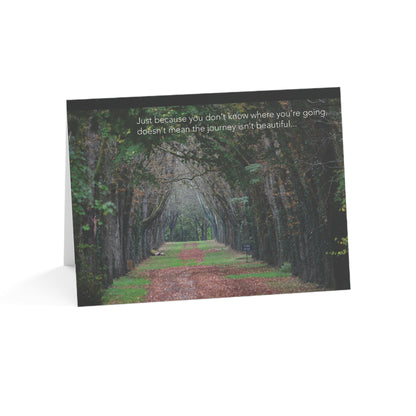 A Lonely Path Beckons – Empathy, Support Card, Find Joy in the Journey