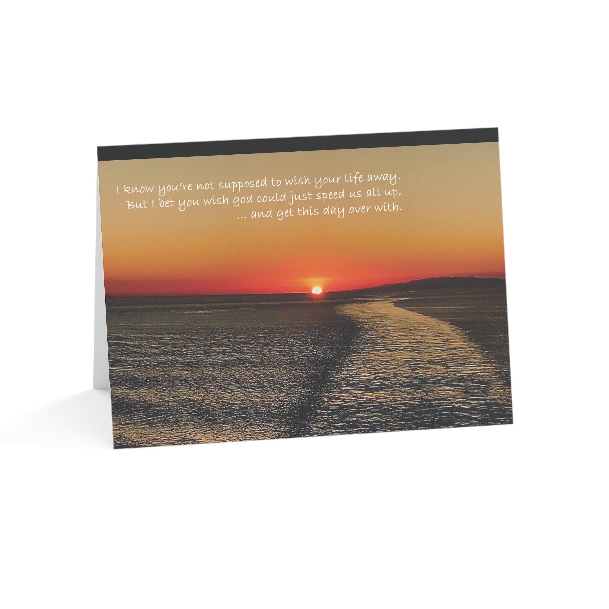 Goodbye to Yesterday - Grief, Sympathy Card, Tough Days