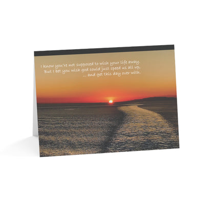 Goodbye to Yesterday - Grief, Sympathy Card, Tough Days