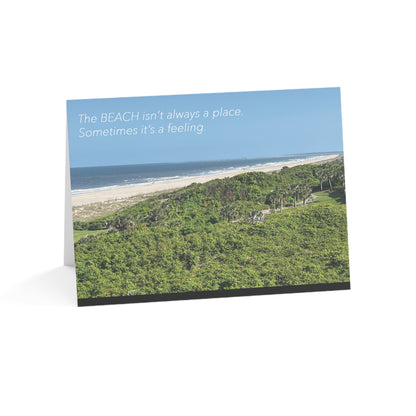 The Beach is a Feeling - Empathy, Support Card, Happy Thoughts