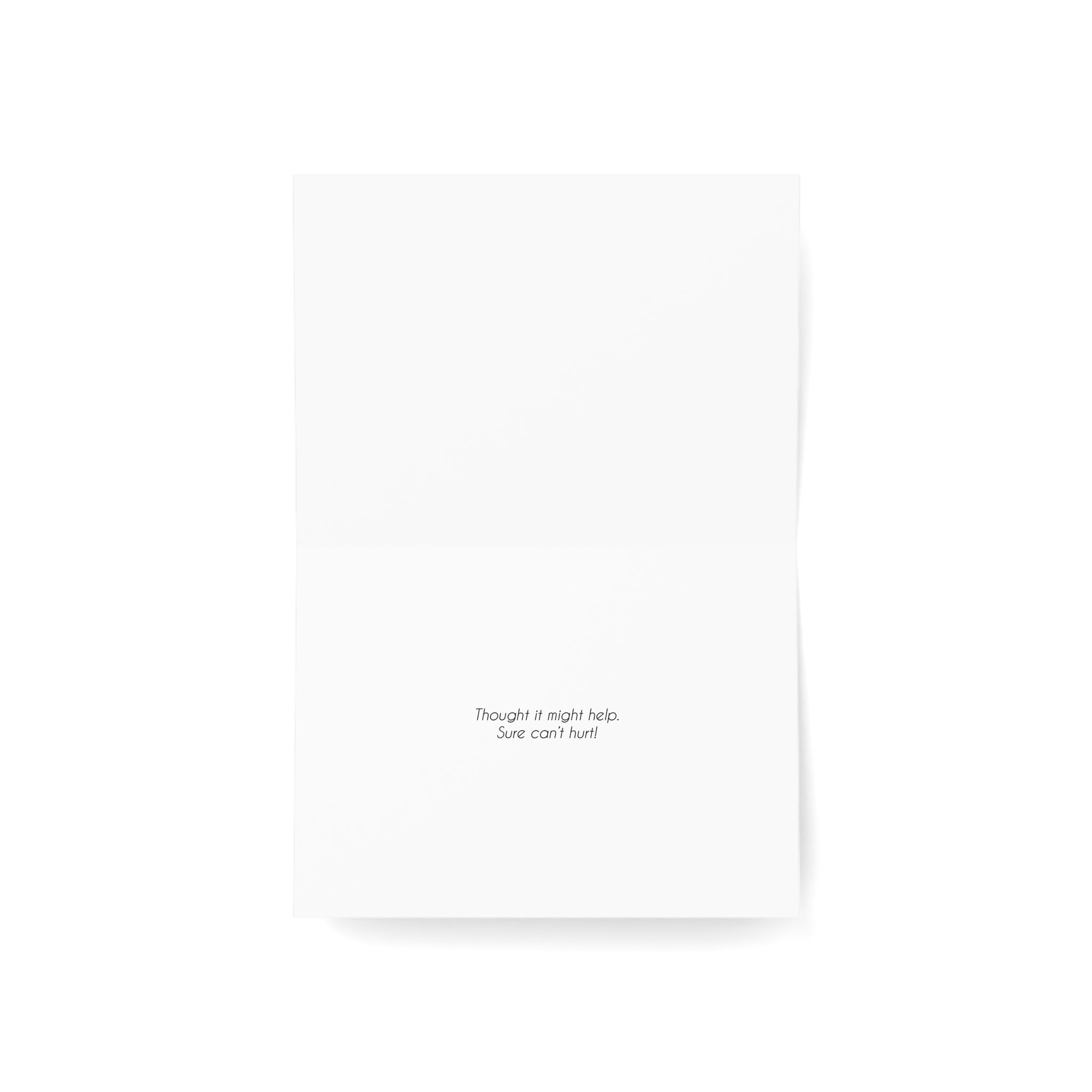 Flying In with a Hug - Comfort and Support Card, Happy Thoughts