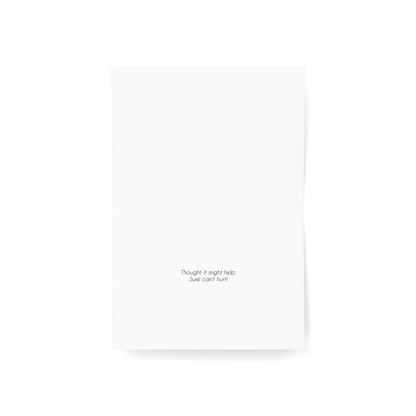 Flying In with a Hug - Comfort and Support Card, Happy Thoughts