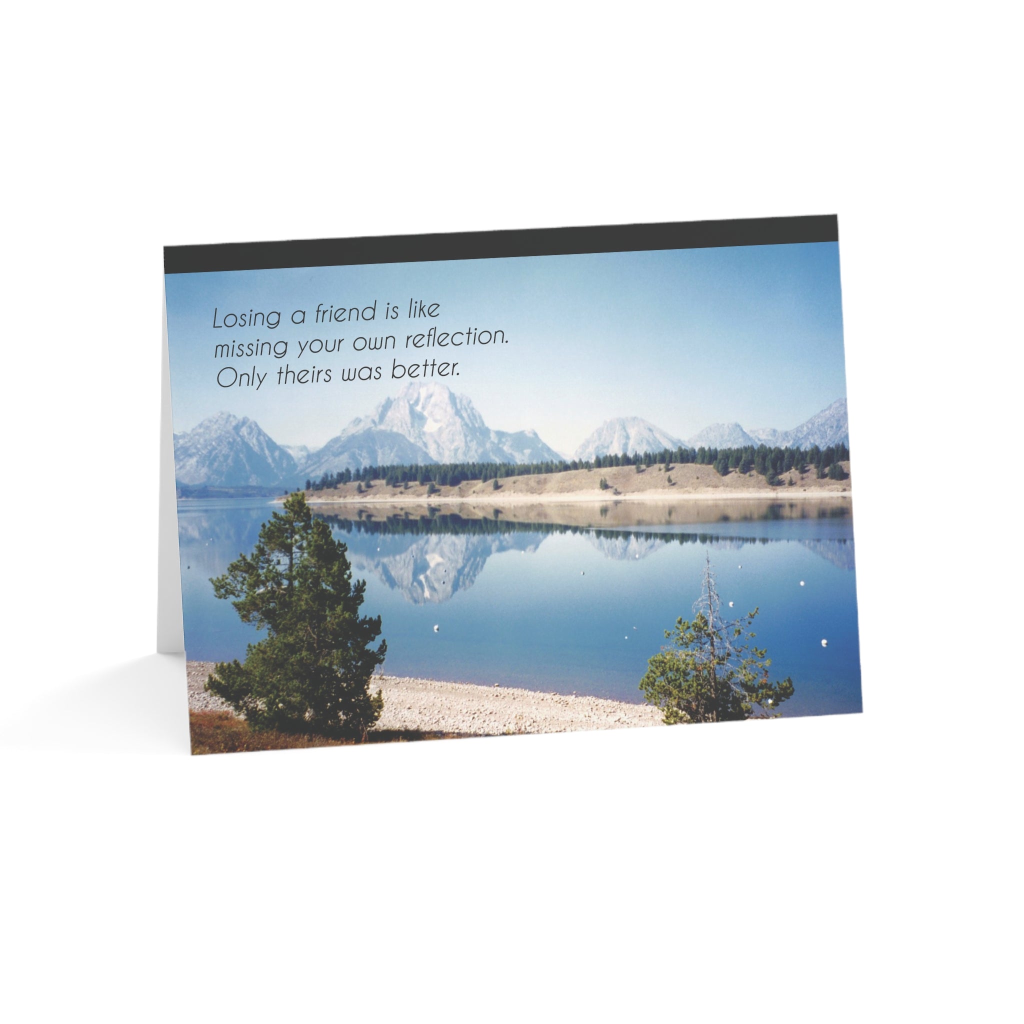 Simple Reflections – Loss of Friend, Sympathy Card, Simply Sorry