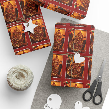 Golden Reflections - Holiday Wrapping Paper