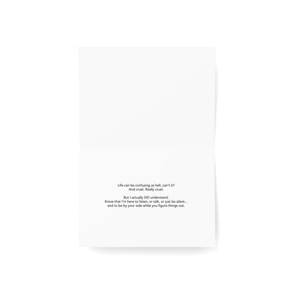 Reflections on a Crazy World – Empathy, Support Card, Encouragement