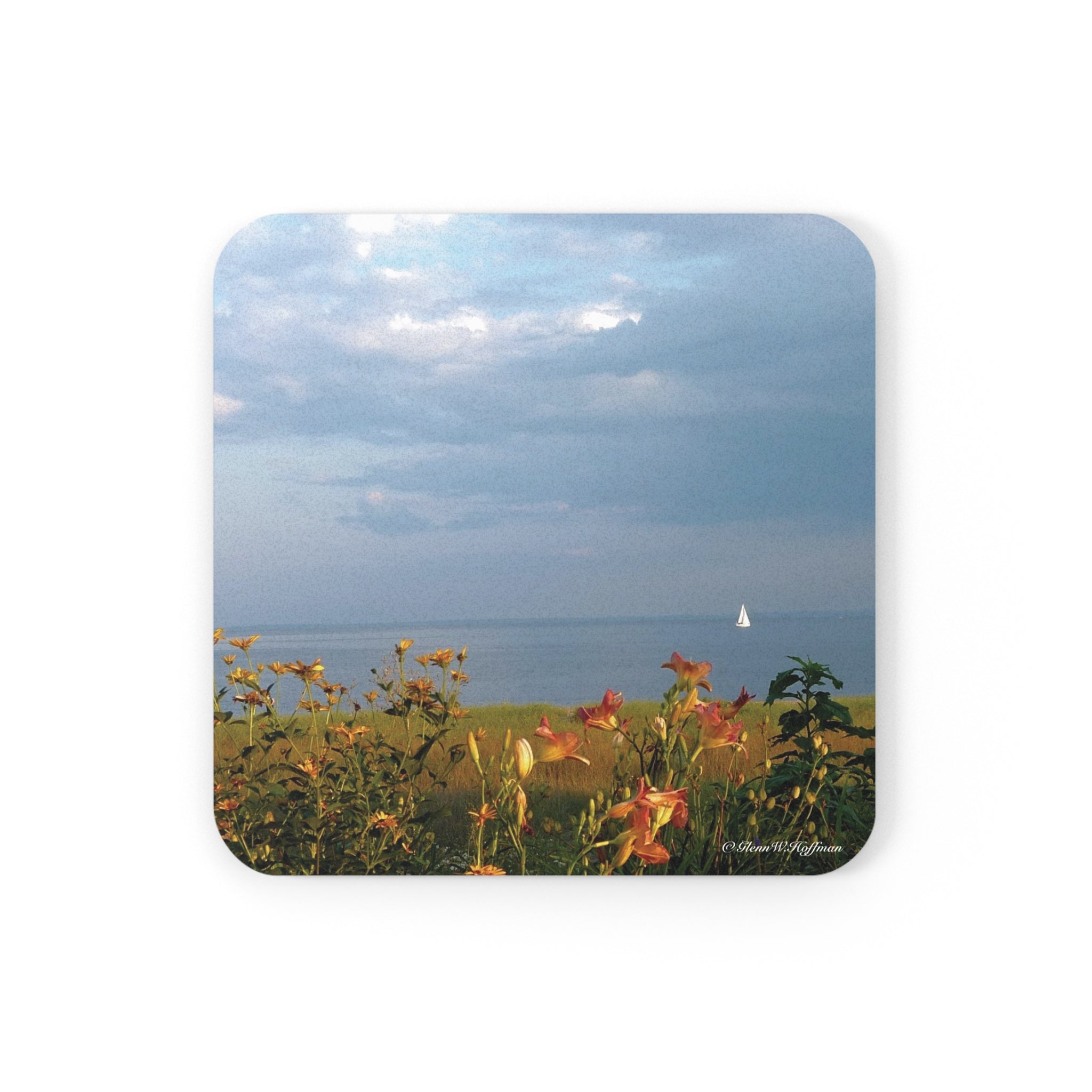 Late Afternoon Sail - Drink Coaster, Bluff Beauty Collection