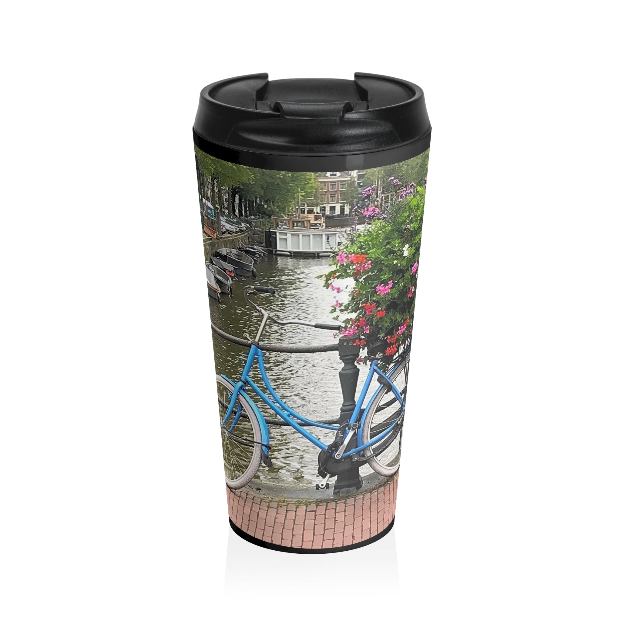 Amsterdam Transportation – Stainless Steel Travel Mug