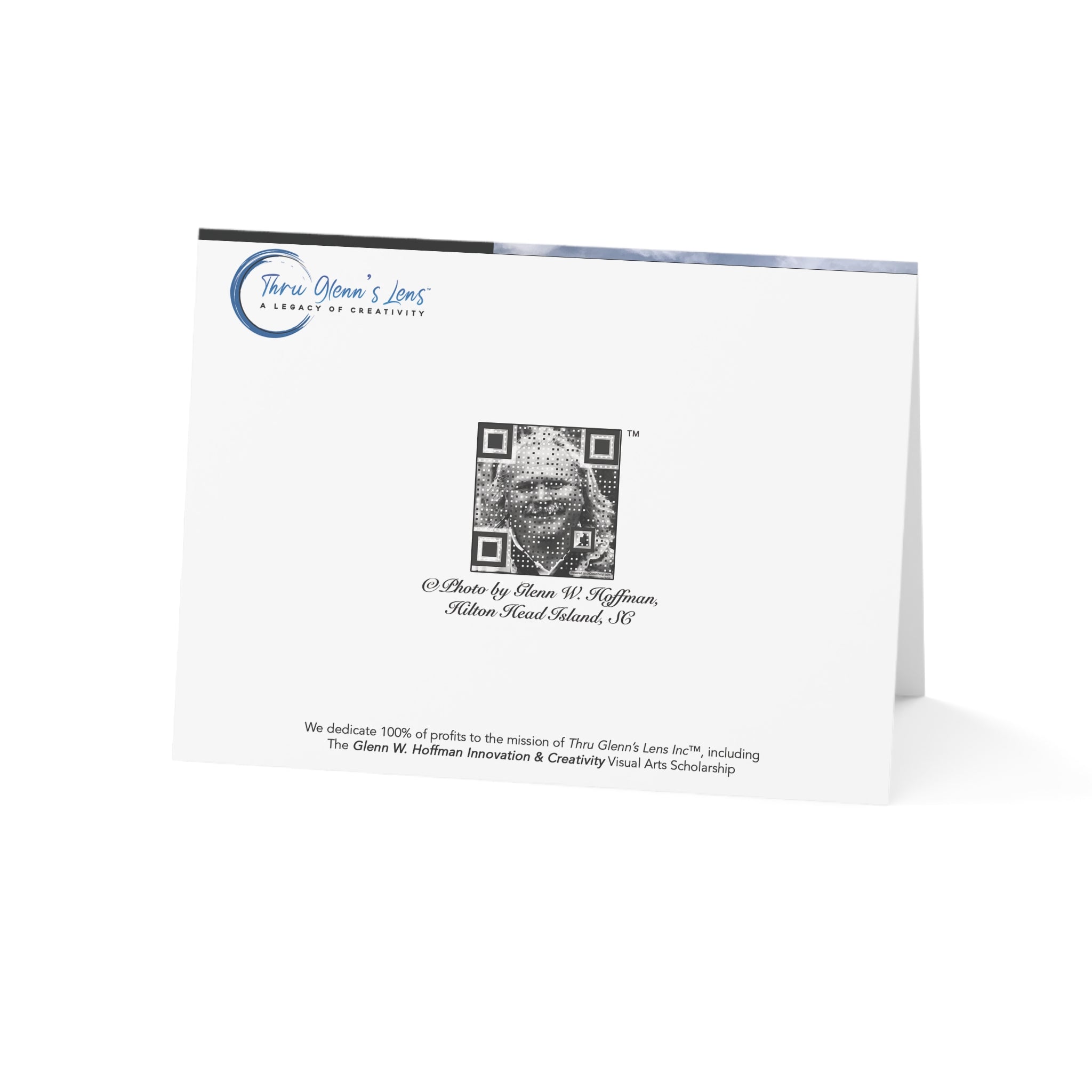 A Desolate Beach Brings Peace - Sympathy Card, Loss of Wife, Blank Inside