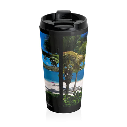 Sitting & Sipping in Paradise – Stainless Steel Travel Mug