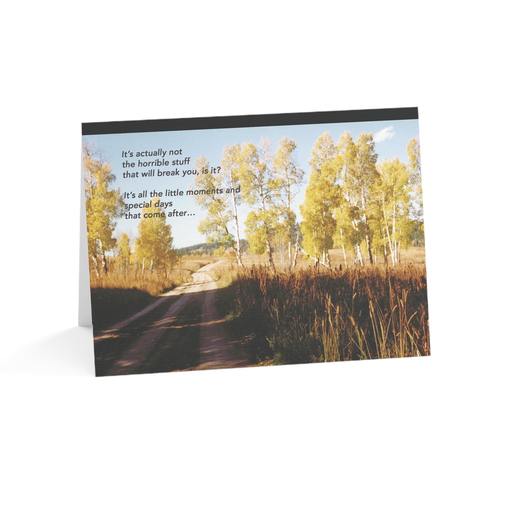 Bumpy But Beautiful Path - Grief, Sympathy Card, Tough Days