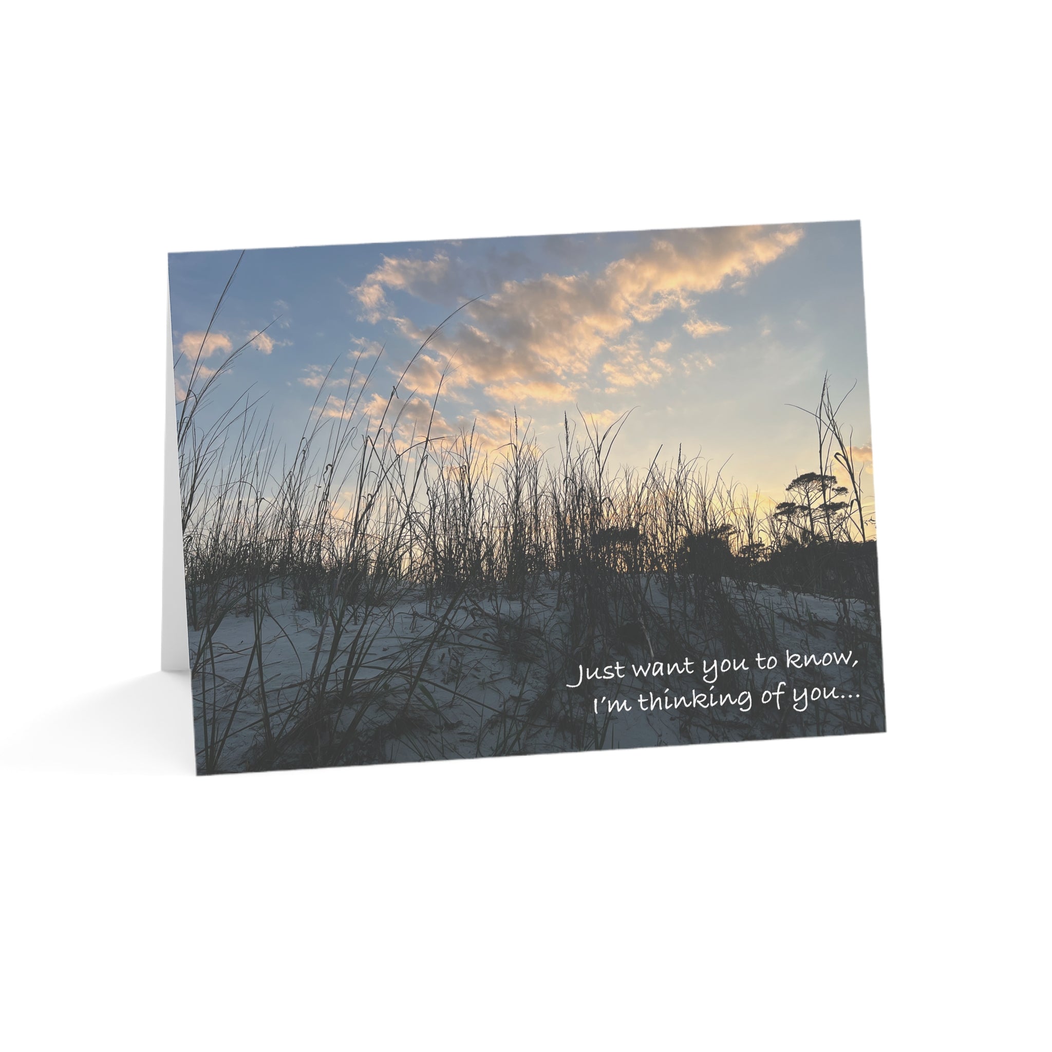 Tranquil Seaside Evening – Thinking of You Card