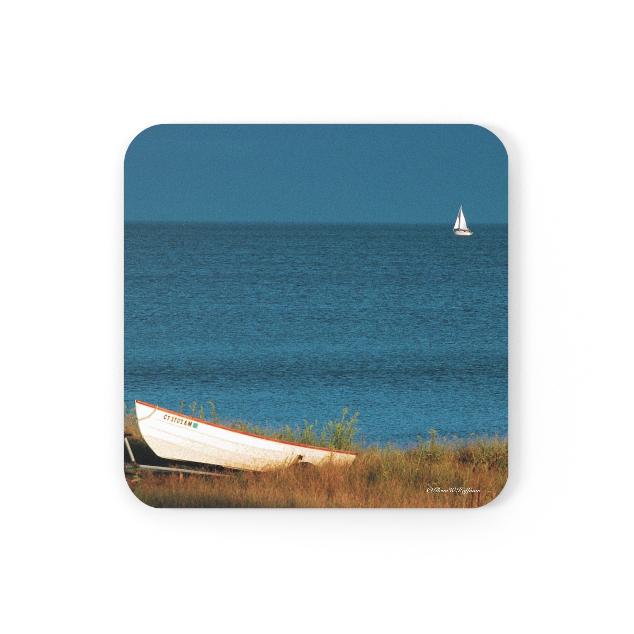 Just Two Boats - Drink Coaster, Bluff Beauty Collection