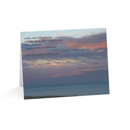 Peaceful Sunset & You - Thank You Card, Personal Gratitude