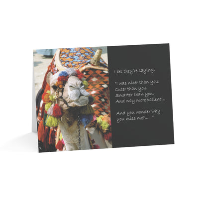 Mr. Camel Knows – Grief, Sympathy Card, Loss of Pet