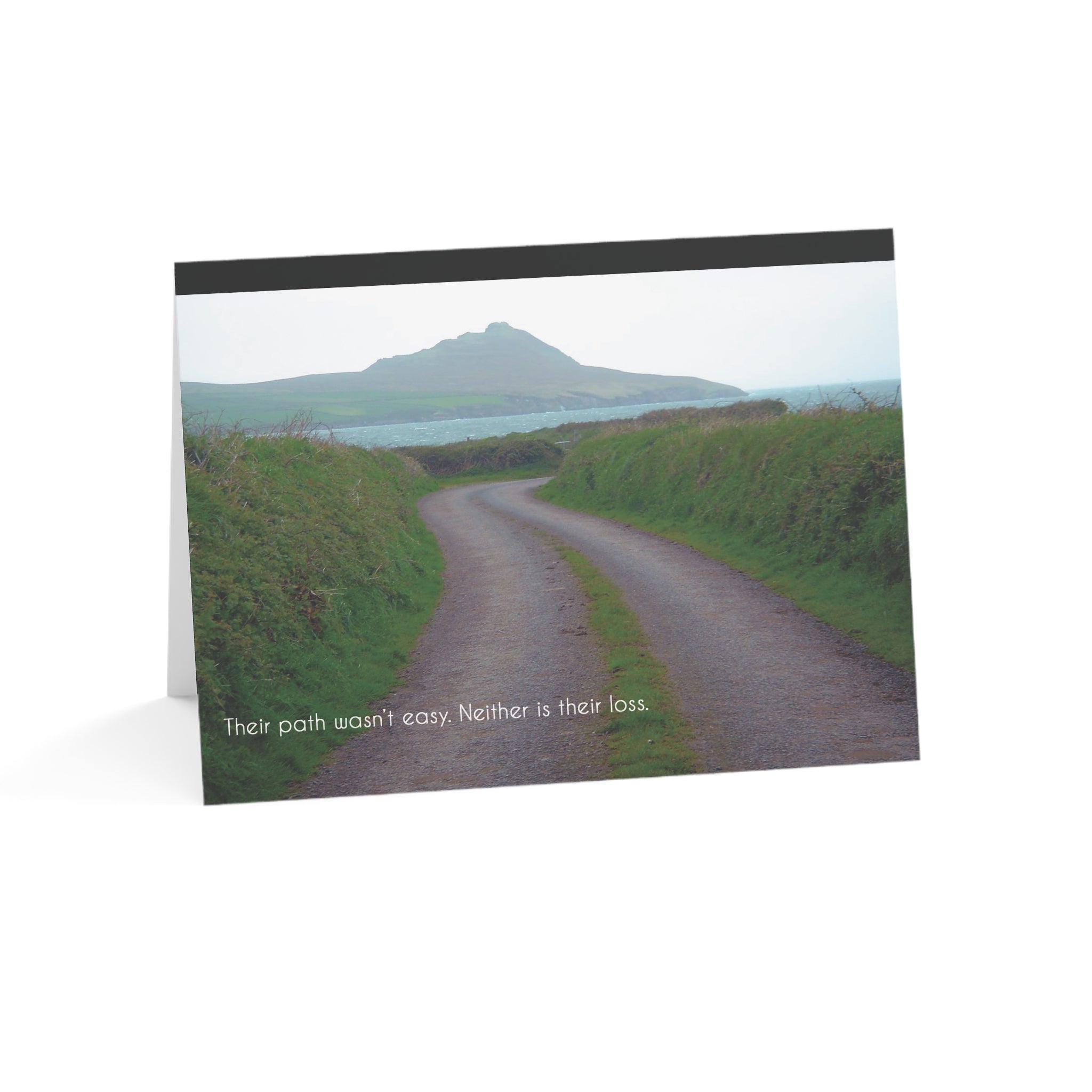 Such a Lonely Road - Sympathy Card, Long Illness, Simply Sorry