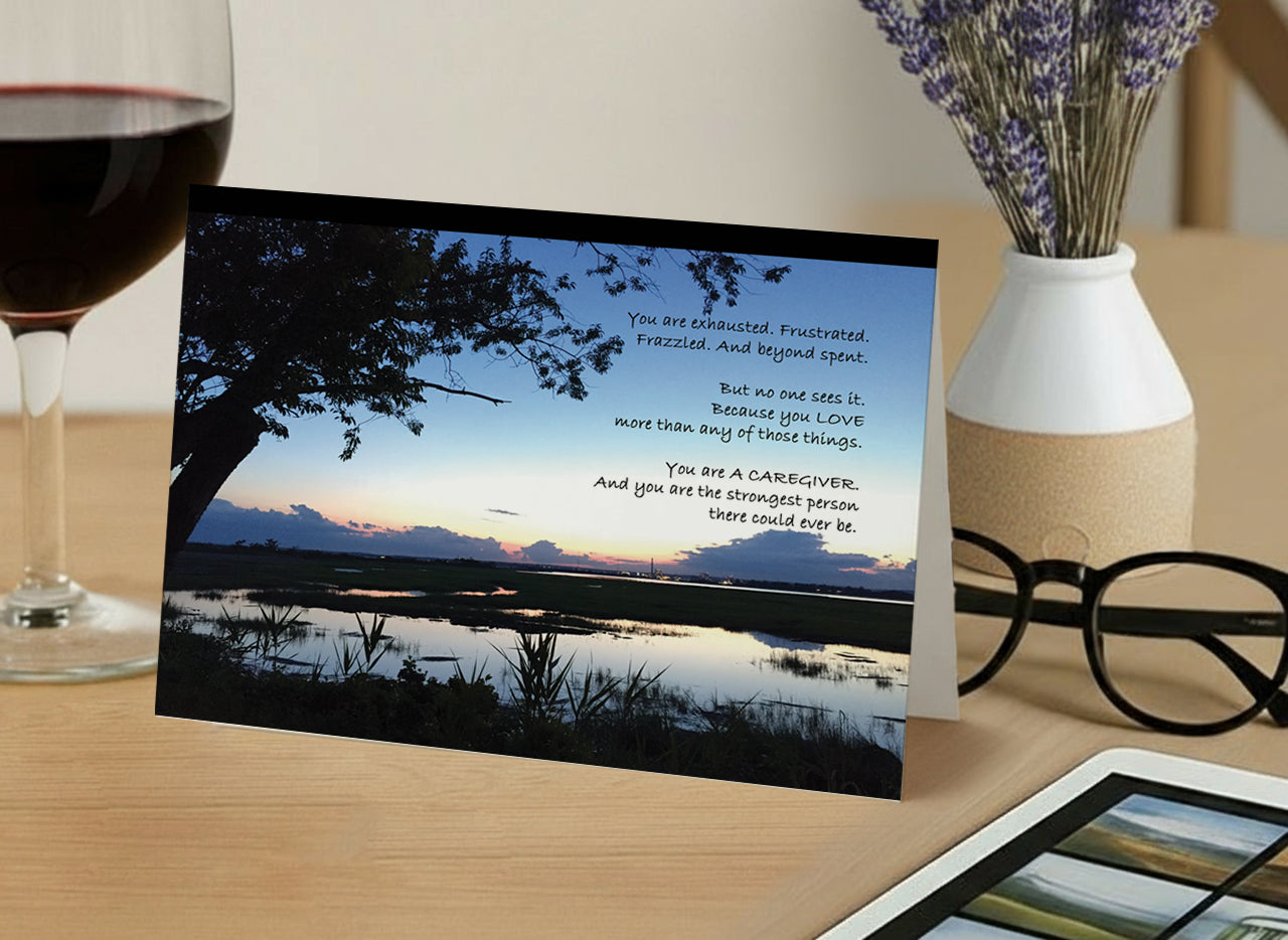 Quiet Peace for Reflection – Empathy & Support Card, Caregiver