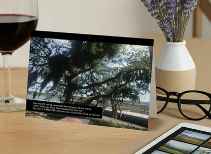 The Strong One Protects Us All – Empathy & Support Card, Caregiver