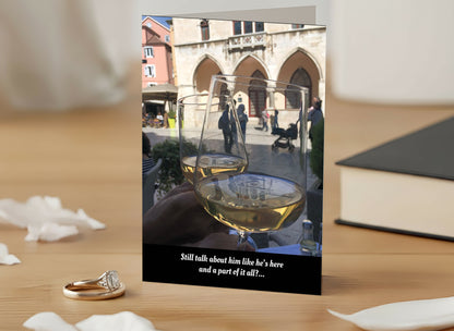 Part of the Conversation Forever - Sympathy Card, Loss of Husband