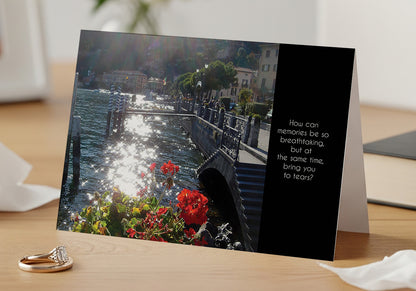 Memories Twinkle in Your Mind - Sympathy Card, Loss of Husband