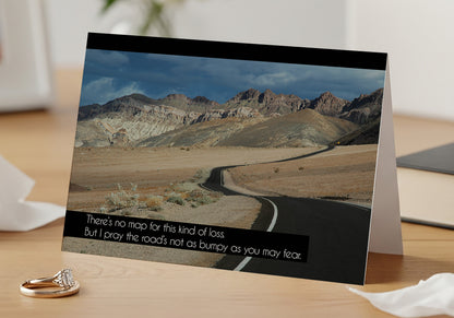 Heading to You Road - Grief, Sympathy Card, Loss of Wife