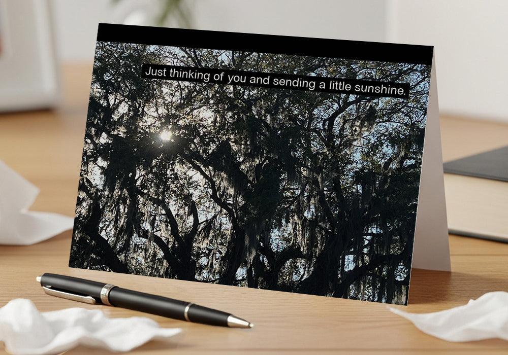 A Little Sunshine - Comfort and Support Card, General Loss, Happy Thoughts