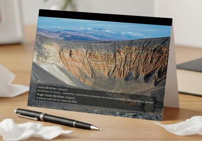 A Void Like No Other – Loss of Sibling, Grief, Sympathy Card