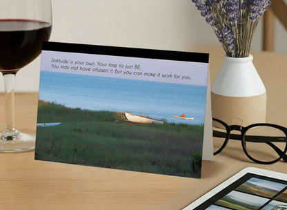 Solo Isn't the Same as Sad – Empathy, Support Card, Loneliness