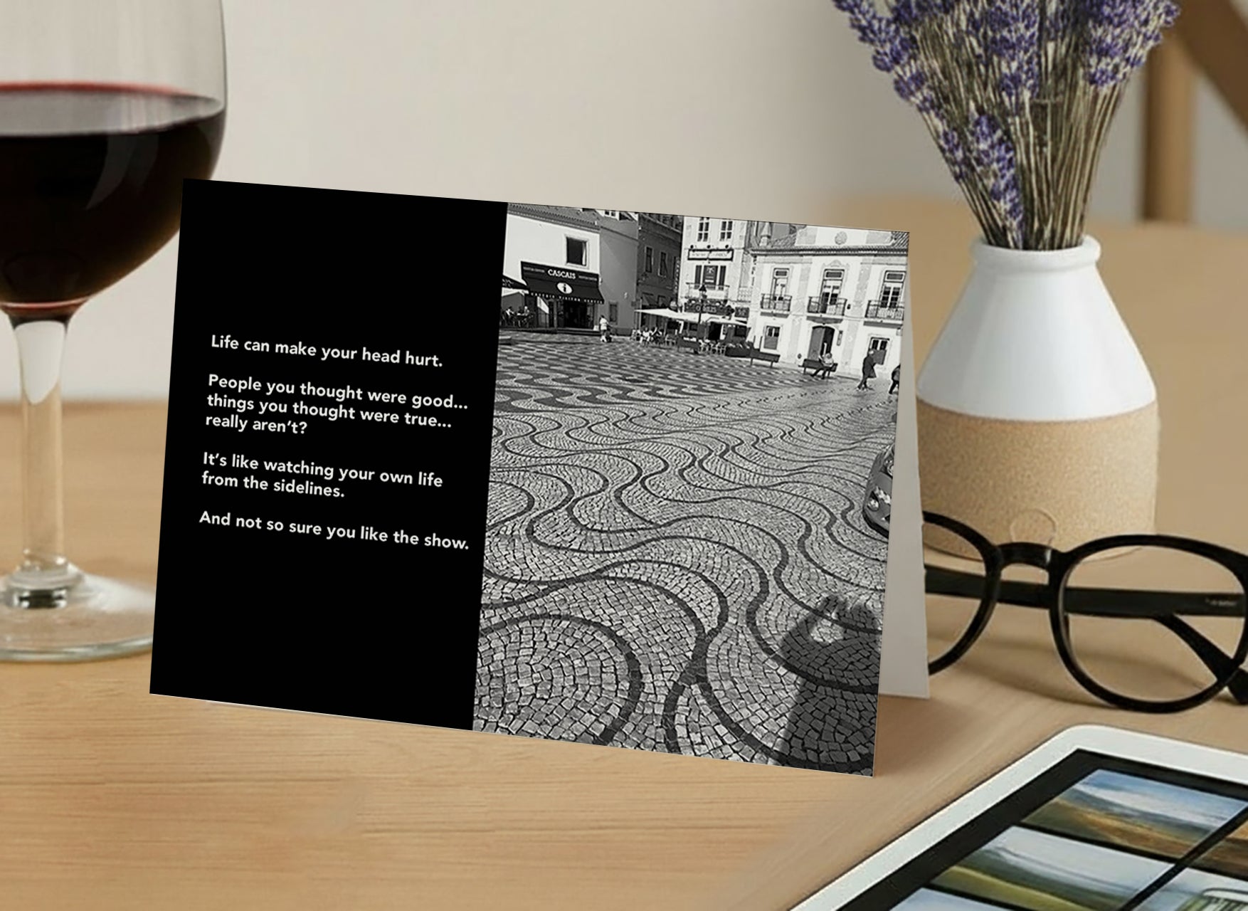 Reflections on a Crazy World – Empathy, Support Card, Encouragement