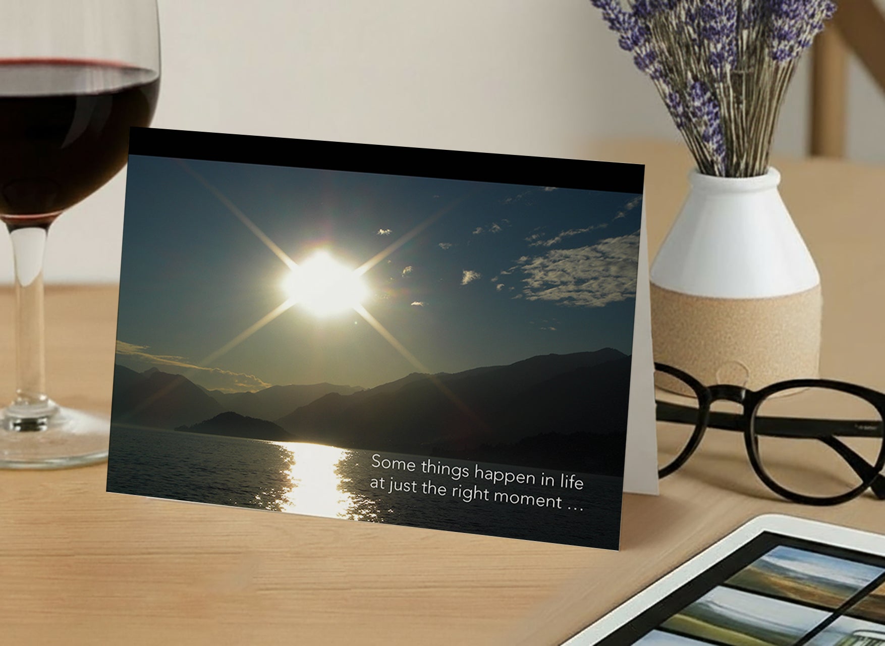 At the Perfect Moment – Empathy, Friendship, Thinking of You Card