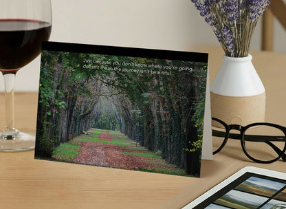 A Lonely Path Beckons – Empathy, Support Card, Find Joy in the Journey