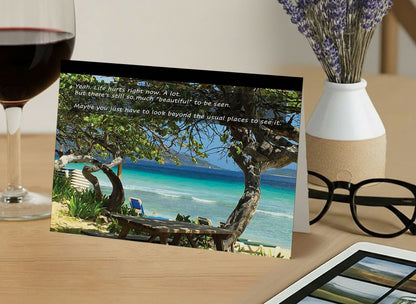 Beauty Beyond the Vines – Empathy, Support Card, Find Joy in the Journey