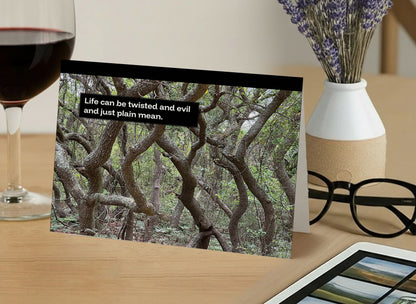 Life Can Be Mean - Empathy, Support Card, Shitty Things Happen to Good People