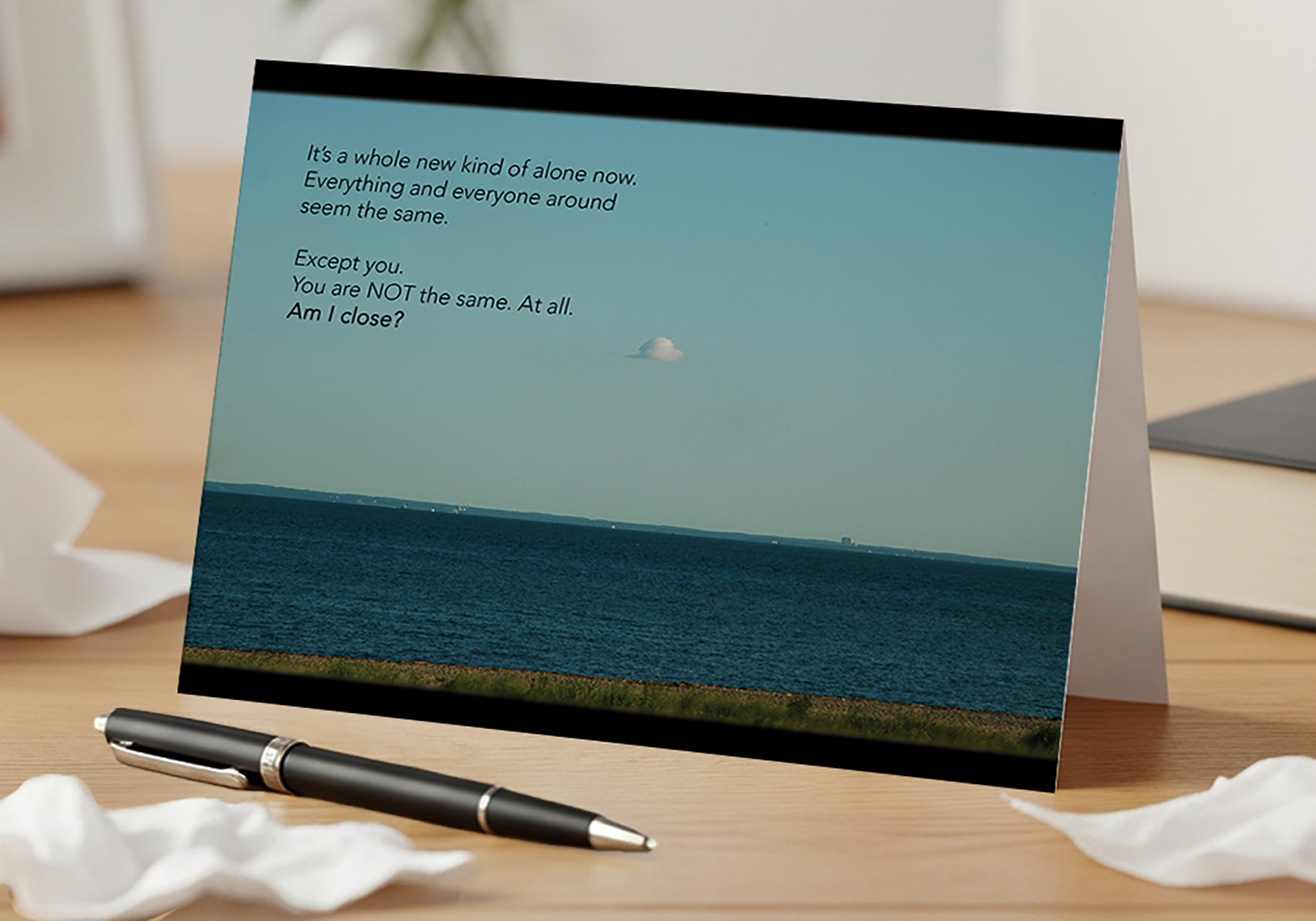 Little Cloud All Alone – Grief, Sympathy Card, Follow Up During Grief