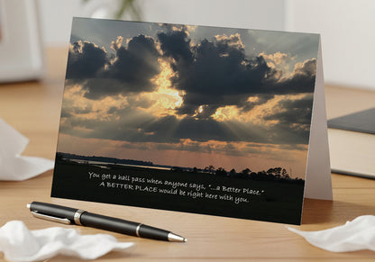 A Promise That Good Will Come - Loss of Child, Grief, Sympathy Card