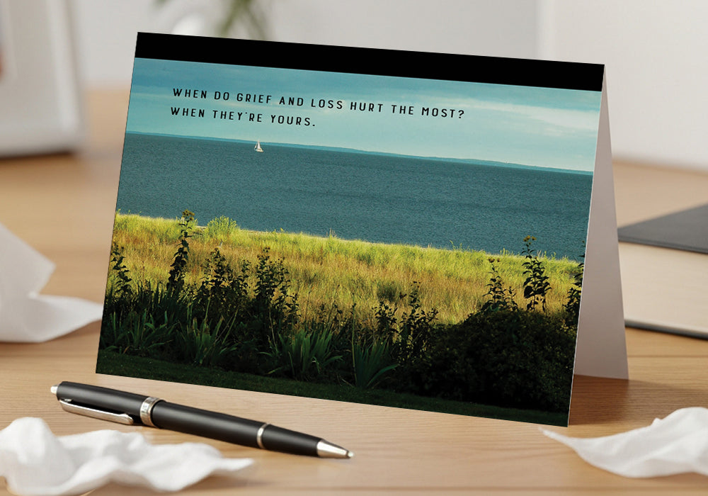 Late Afternoon Sail- Grief, Sympathy Card, General Loss