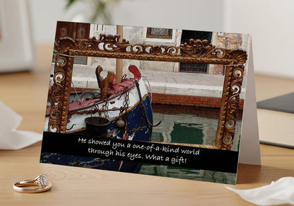 Memories Pretty as a Picture- Sympathy Card, Loss of Husband