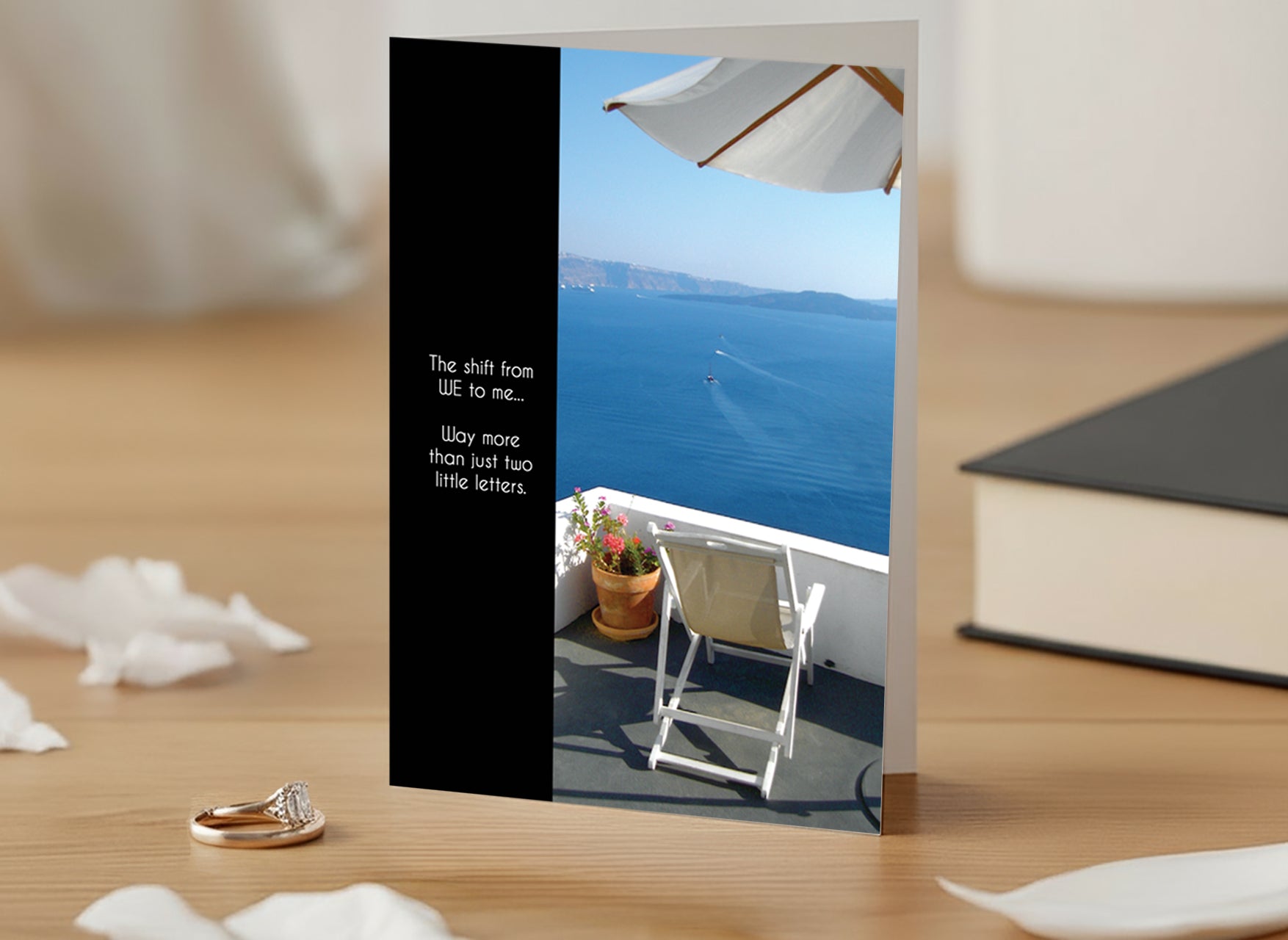 Identity Reflections - Sympathy Card, Loss of Husband